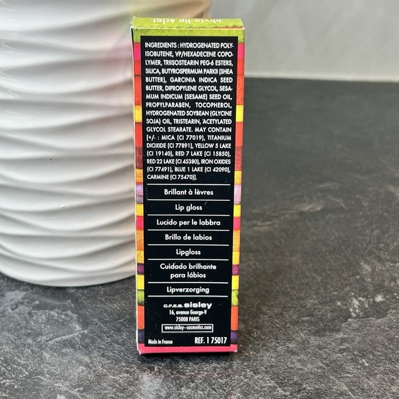 NEW Sisley Phyto Lip Eclat Care Lipgloss - 7 GOLDEN Full Size HTF - Picture 7 of 13